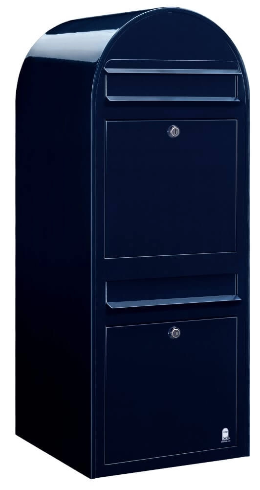 Mailbox Duo 5004 Black blue