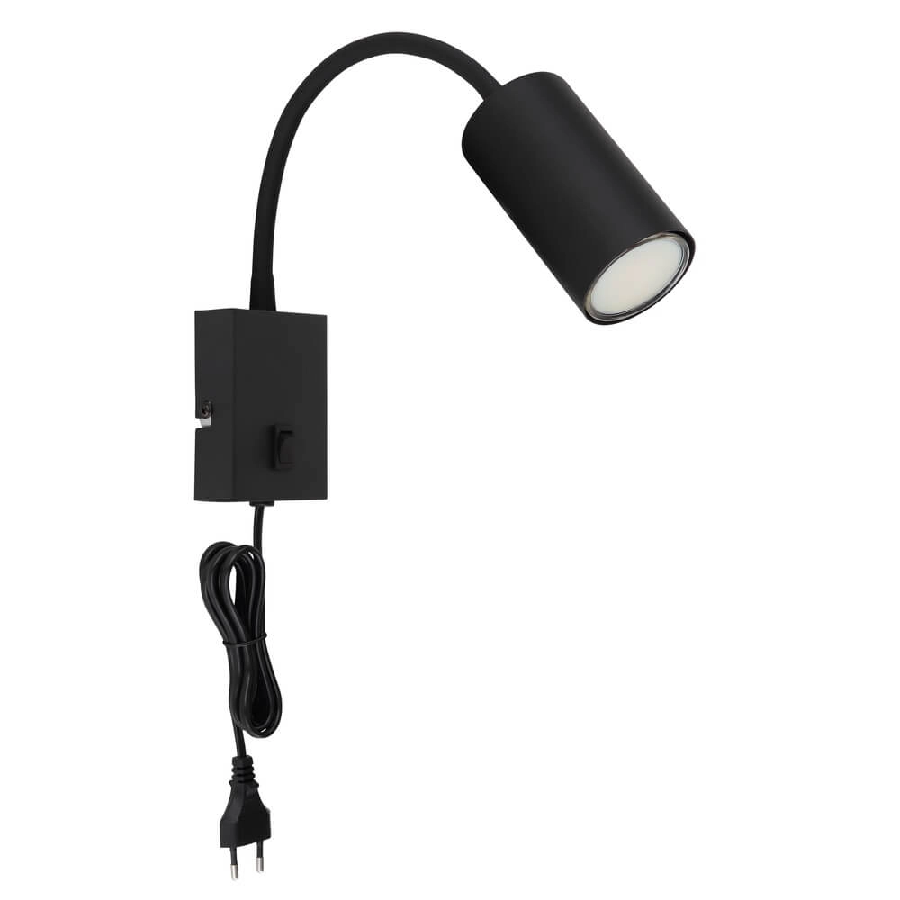 Black wall lamp Robby Globo 9007371442560