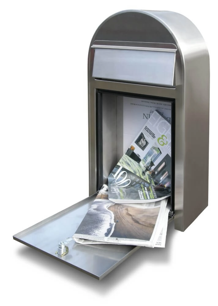 Mailbox Grande S i Stainless steel Bobi 6417237037114