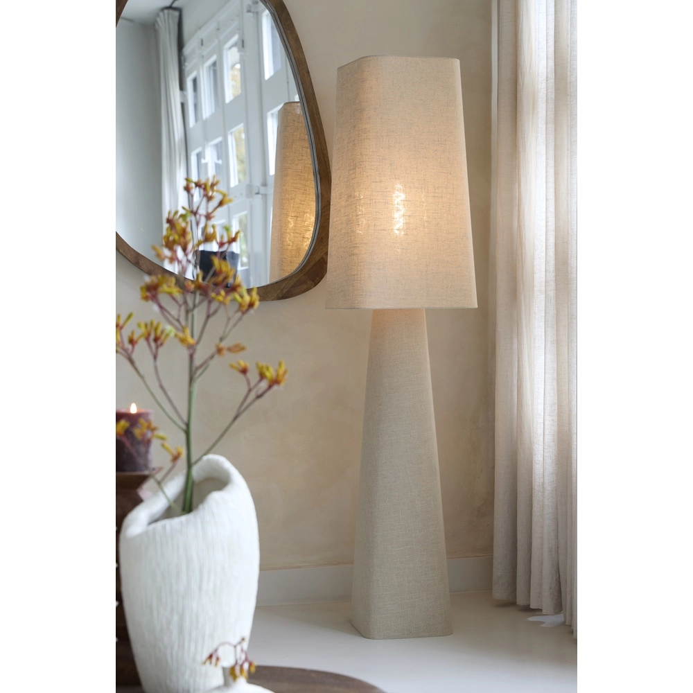 Linen floor lamp Mikko 176cm - natural Light & Living 8717807758837