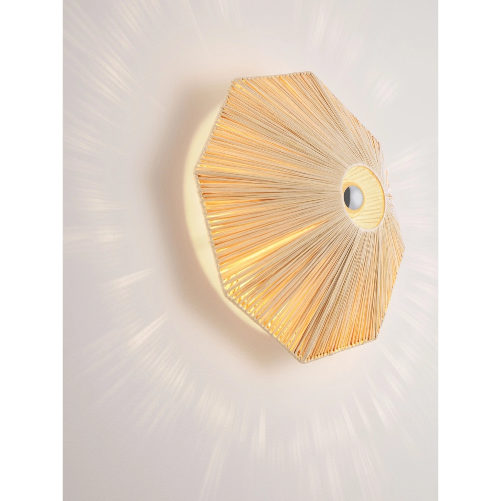 Japandi wall lamp Elvio Ø 45cm Lyora 5212017493910