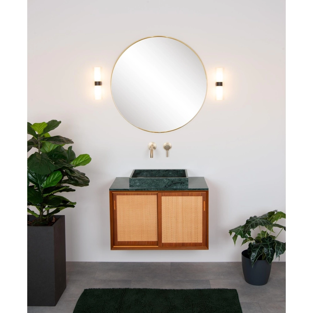 Design wall lamp Jesse double IP44 suitable for bathroom Lucide 5411212040411