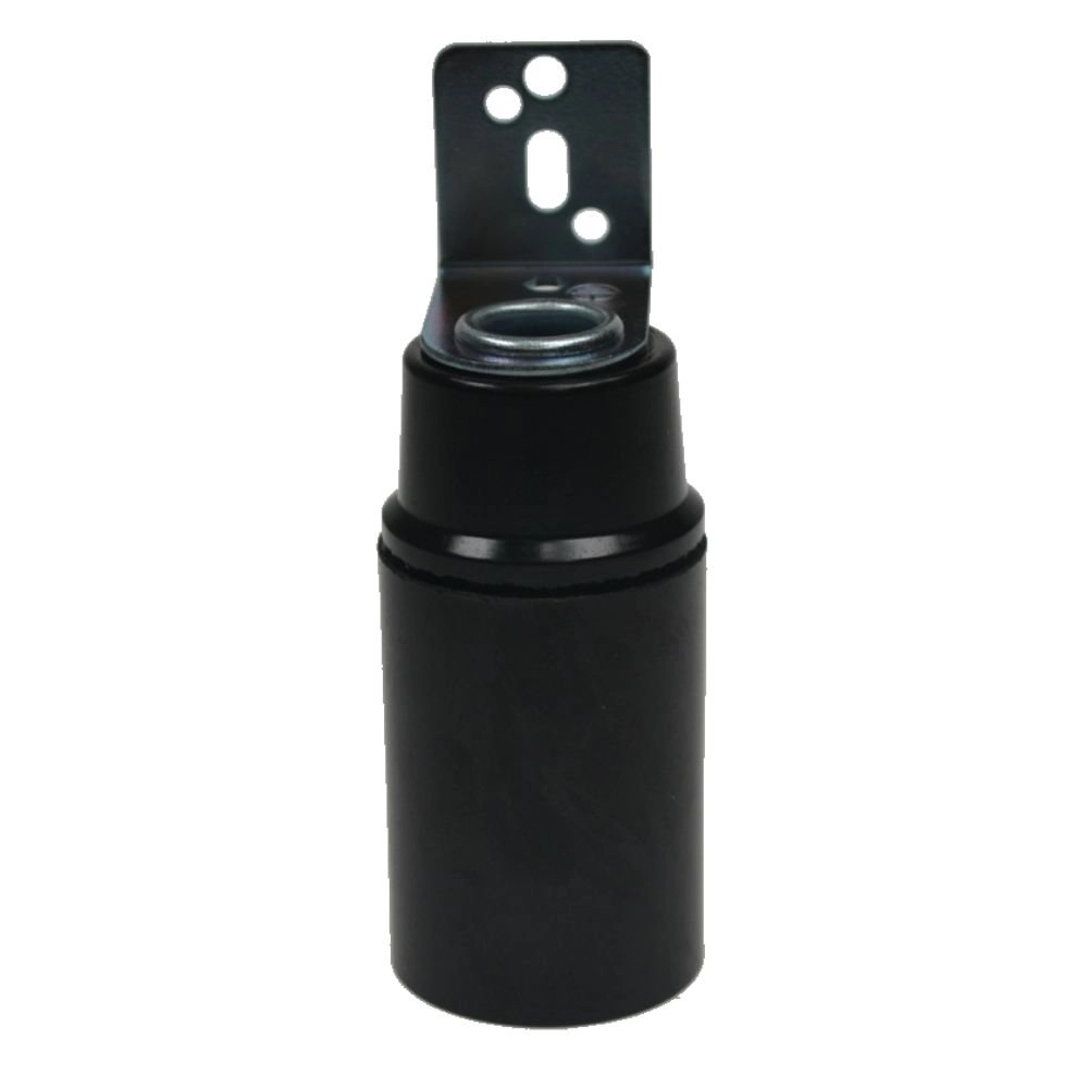 Lamp holder E14 - Base black with mounting plate