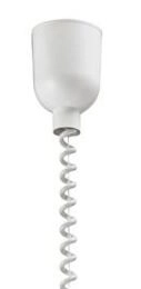 Pendant lamp Vetro Flowerprint corrugated white Eglo 9002759304102