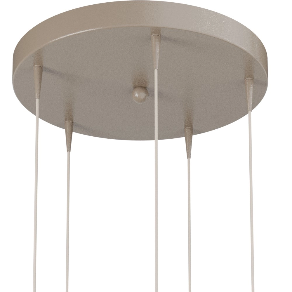 5-light pendant lamp Talana beige terra Ø 35cm DTW Masterlight 8718121399072