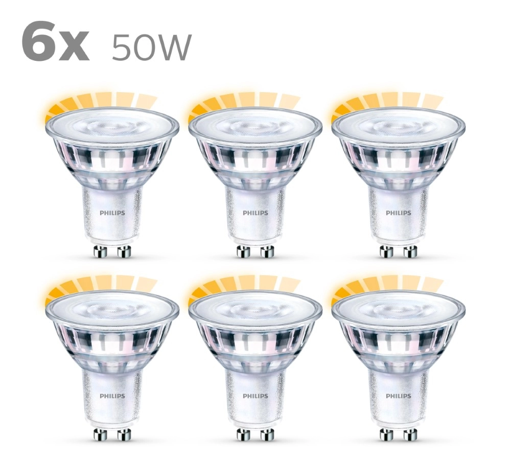 3.8W - GU10 - 2200-2700K - 350 lumen Philips 8718696721674