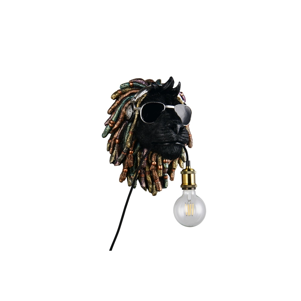 Wall lamp Leo black Trio 4017807677911