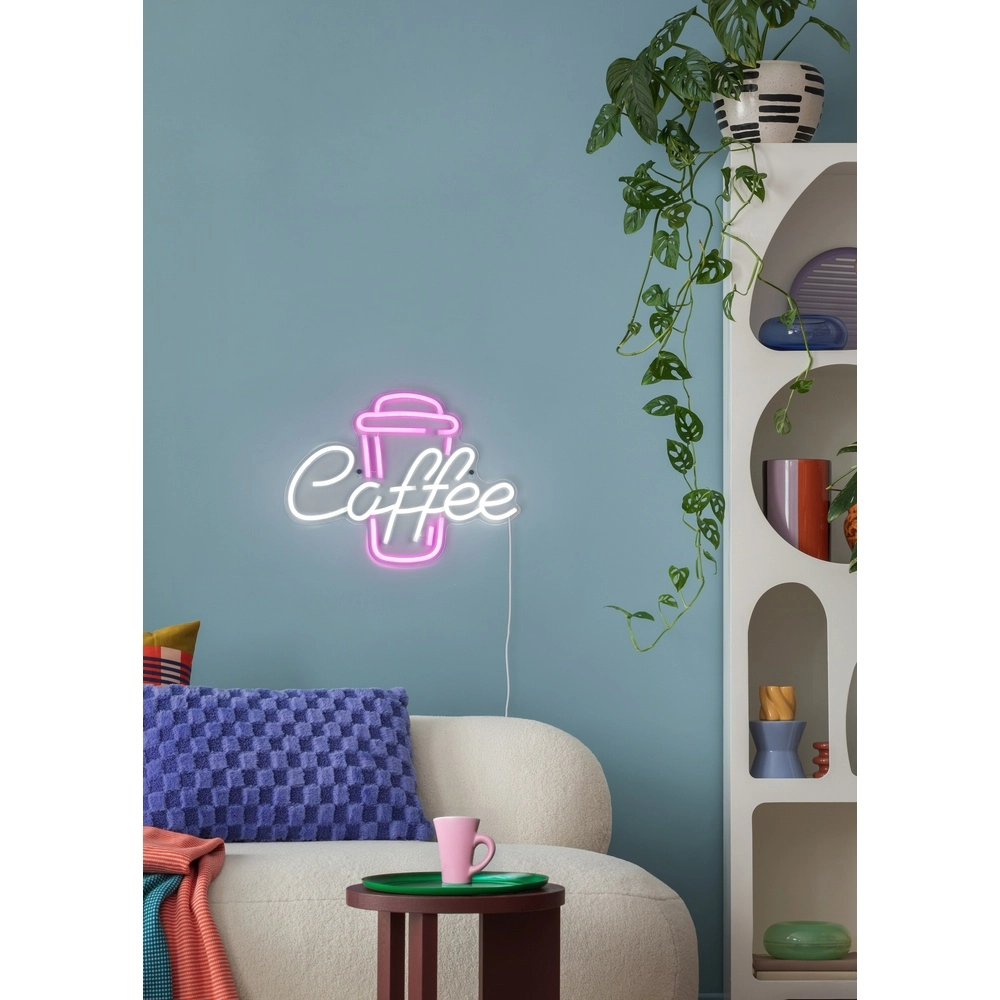 Neon wall lamp Coffee pink Trio 4017807657500
