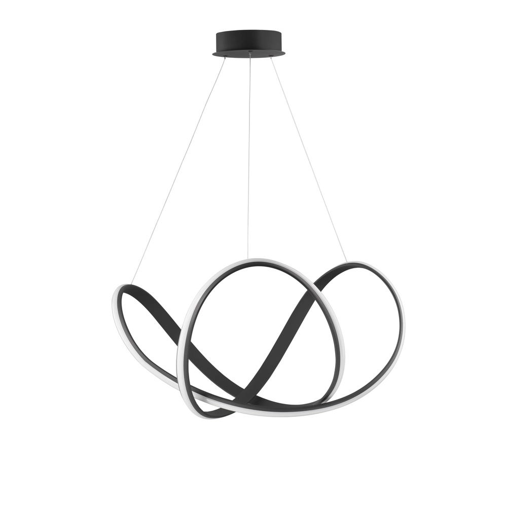 Design pendant lamp Apus black Ø 70cm Lyora 5212017419774