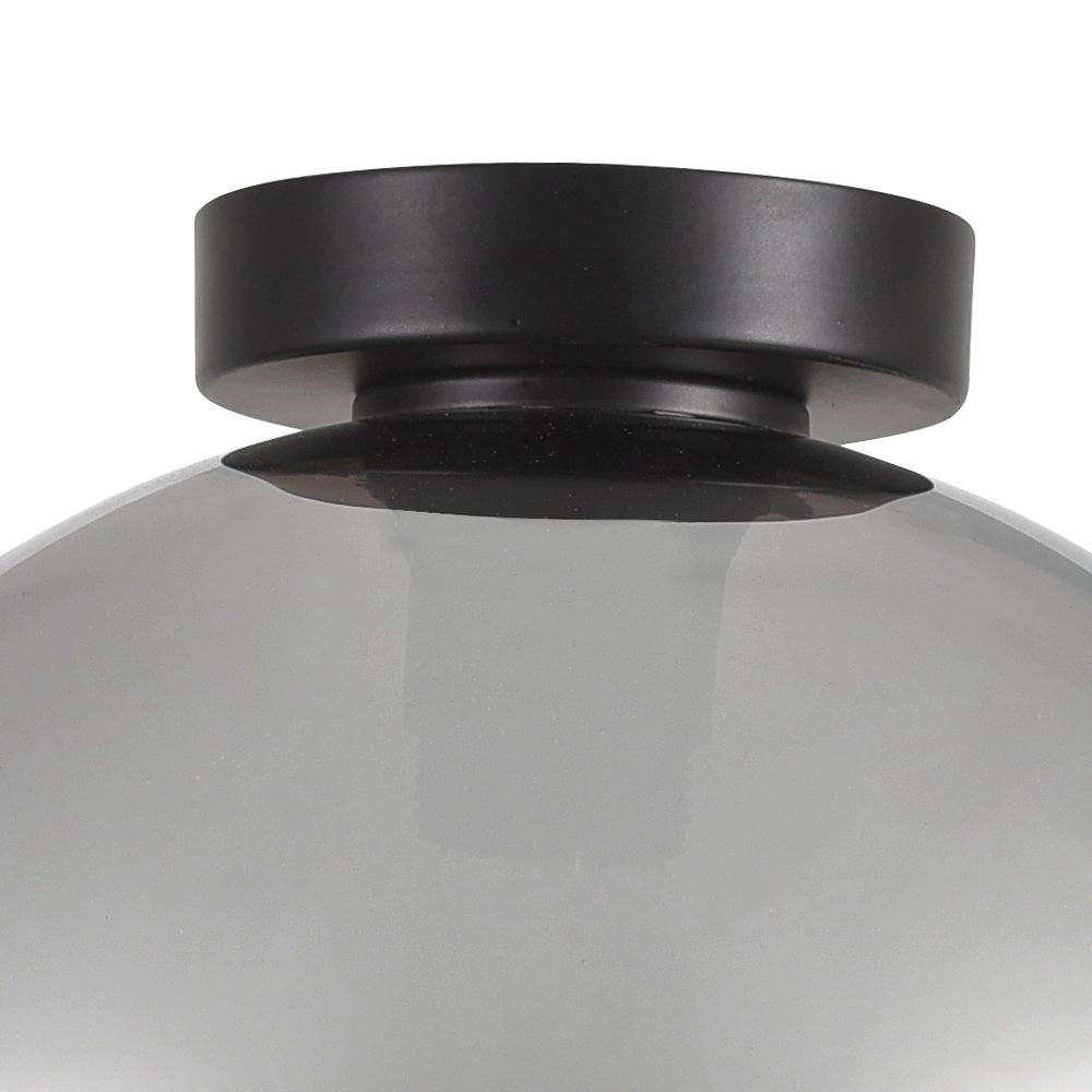 Ø 30cm ceiling lamp Marino-30 with smoke glass Artdelight 8719831735846