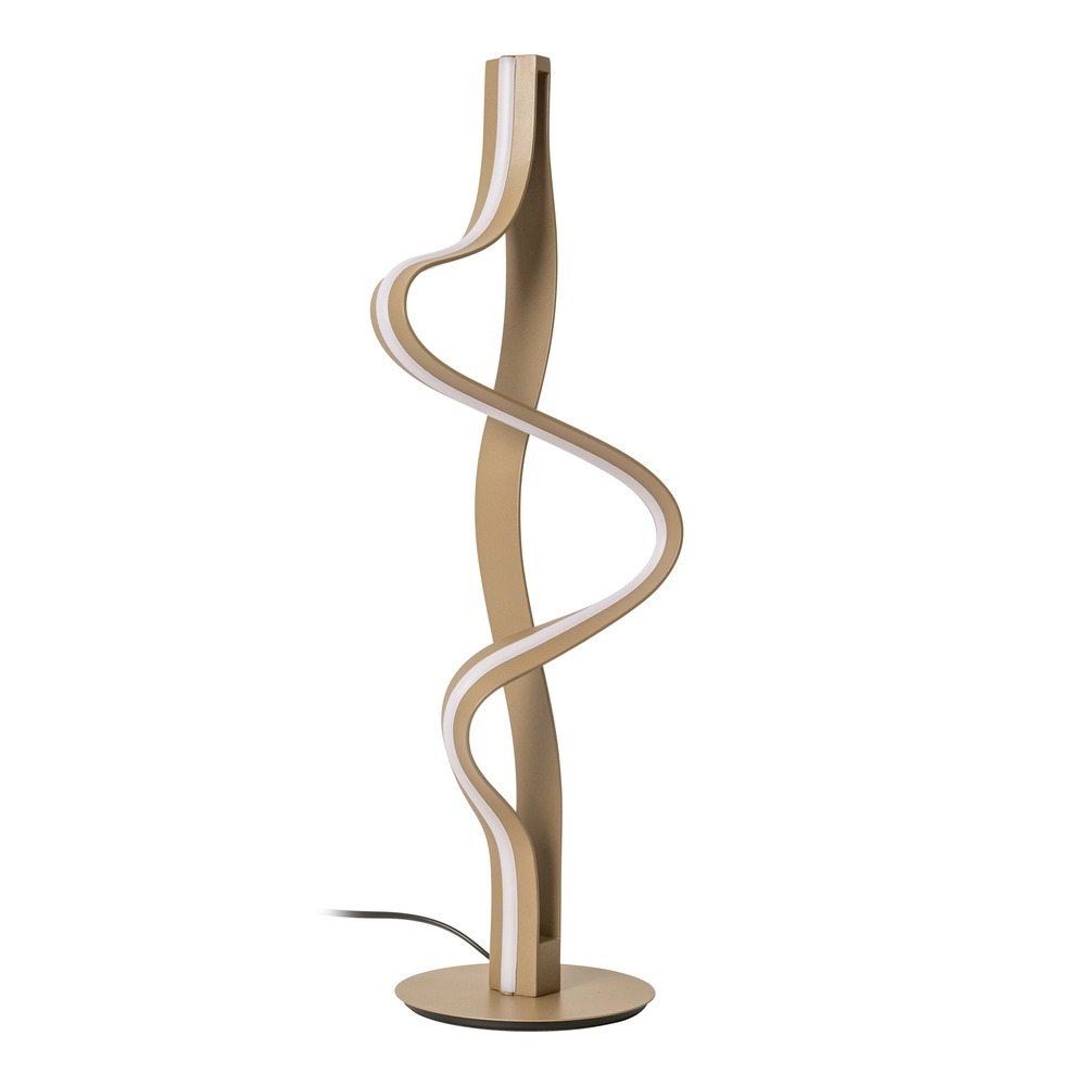 Table lamp Lambada Curl of champagne Premium by Lucide 5411212520920