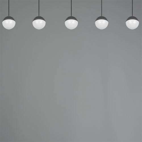 5-light pendant lamp Senta anthracite Trio 4017807697872
