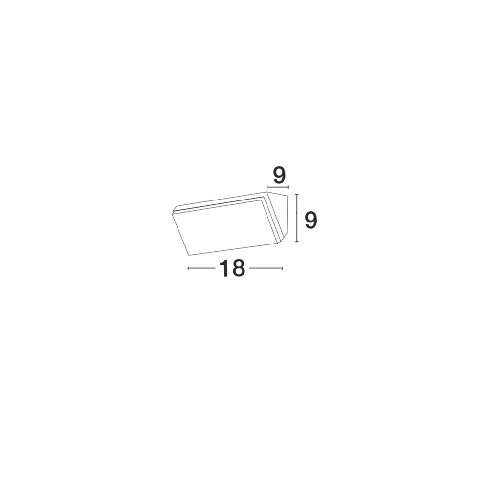 Design wall lamp Keen white 18cm Lyora 5212017419187