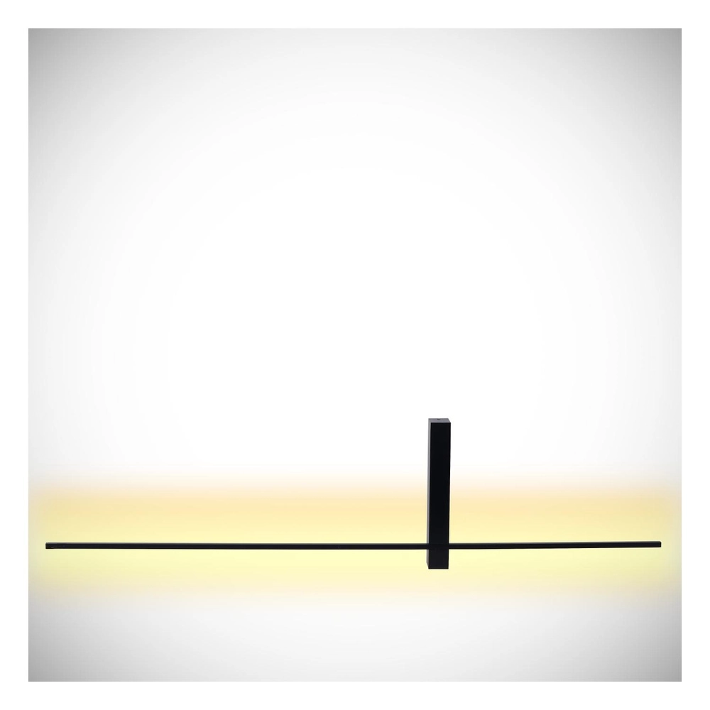 Sleek wall lamp Segin black 90cm Lucide 5411212126917