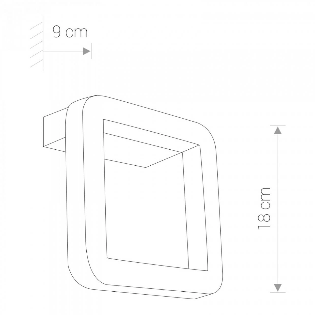 Sleek wall lamp Thika with LED lighting Lyora 5903139912198