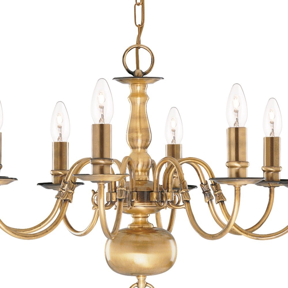 Antique chandelier Flemish Searchlight 5013874159878