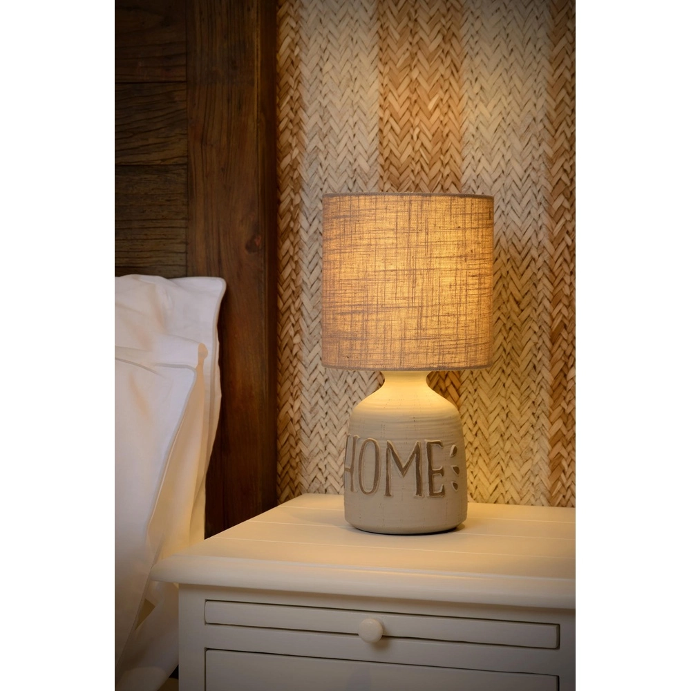 Table lamp Cosby grey Lucide 5411212470133