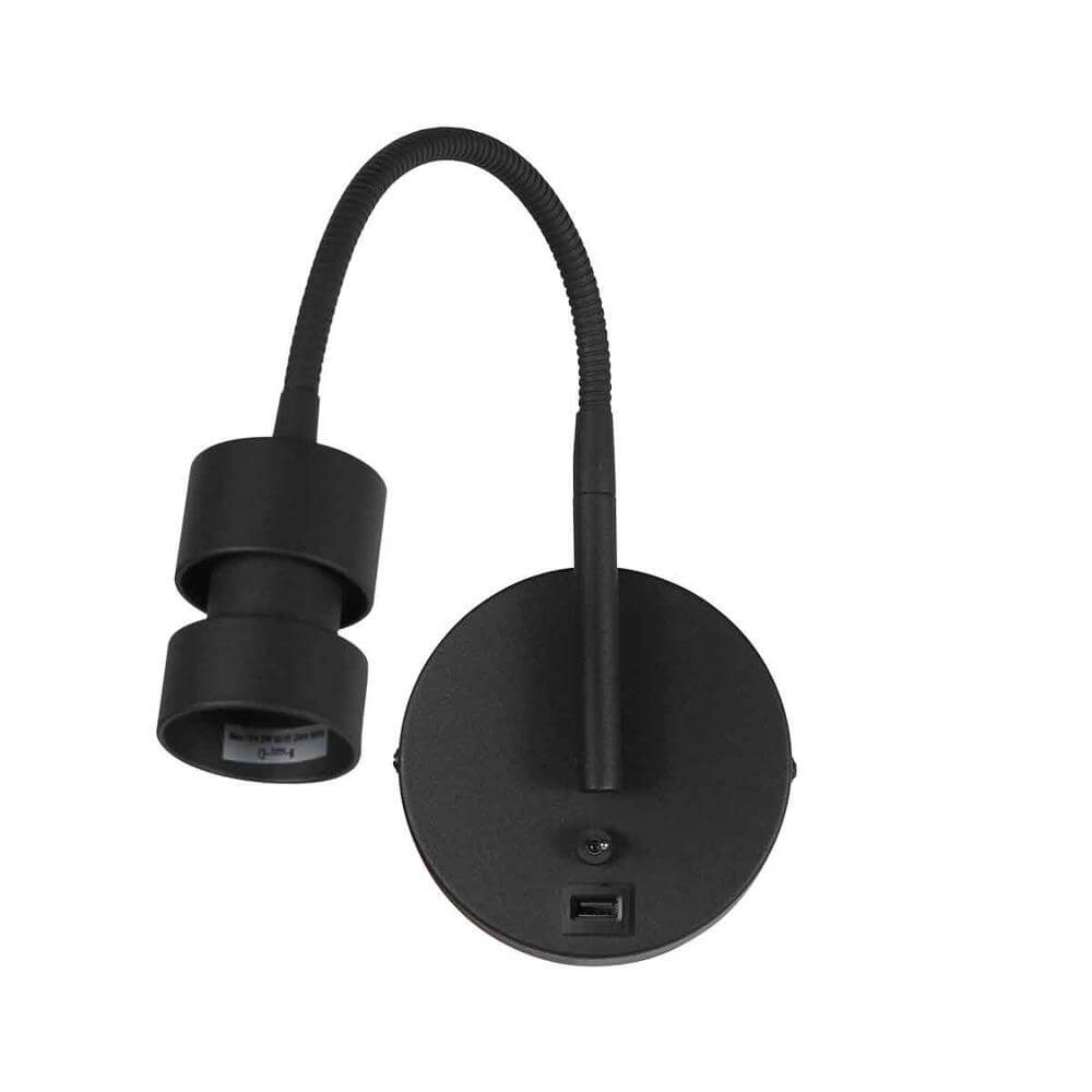 Wall light Upround with USB-A connection Steinhauer 8712746167627