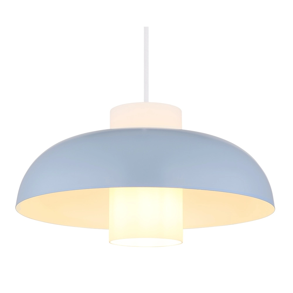 Modern pendant lamp Lowe blue Ø 38cm Globo 9007371518166
