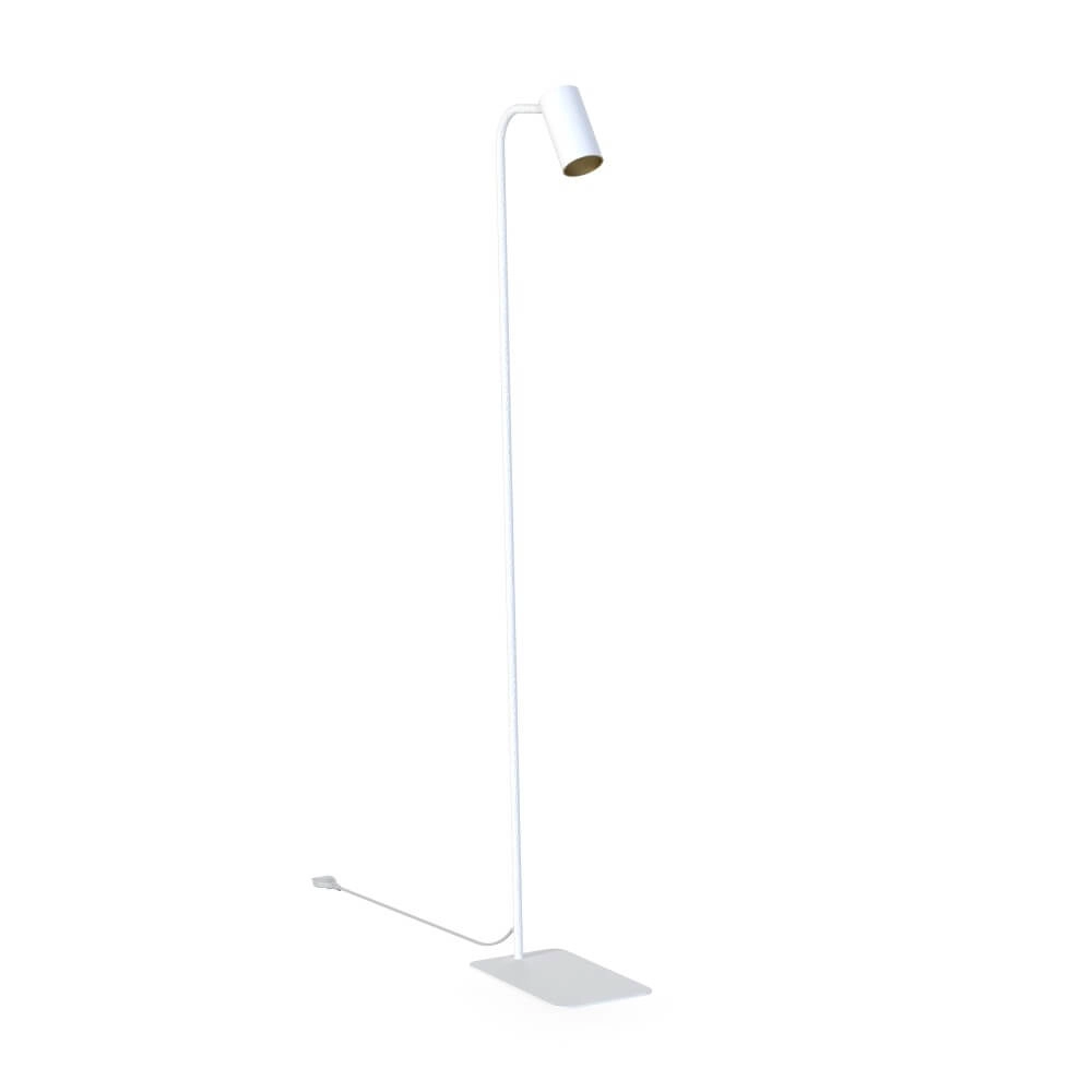 White with gold reading lamp Mono