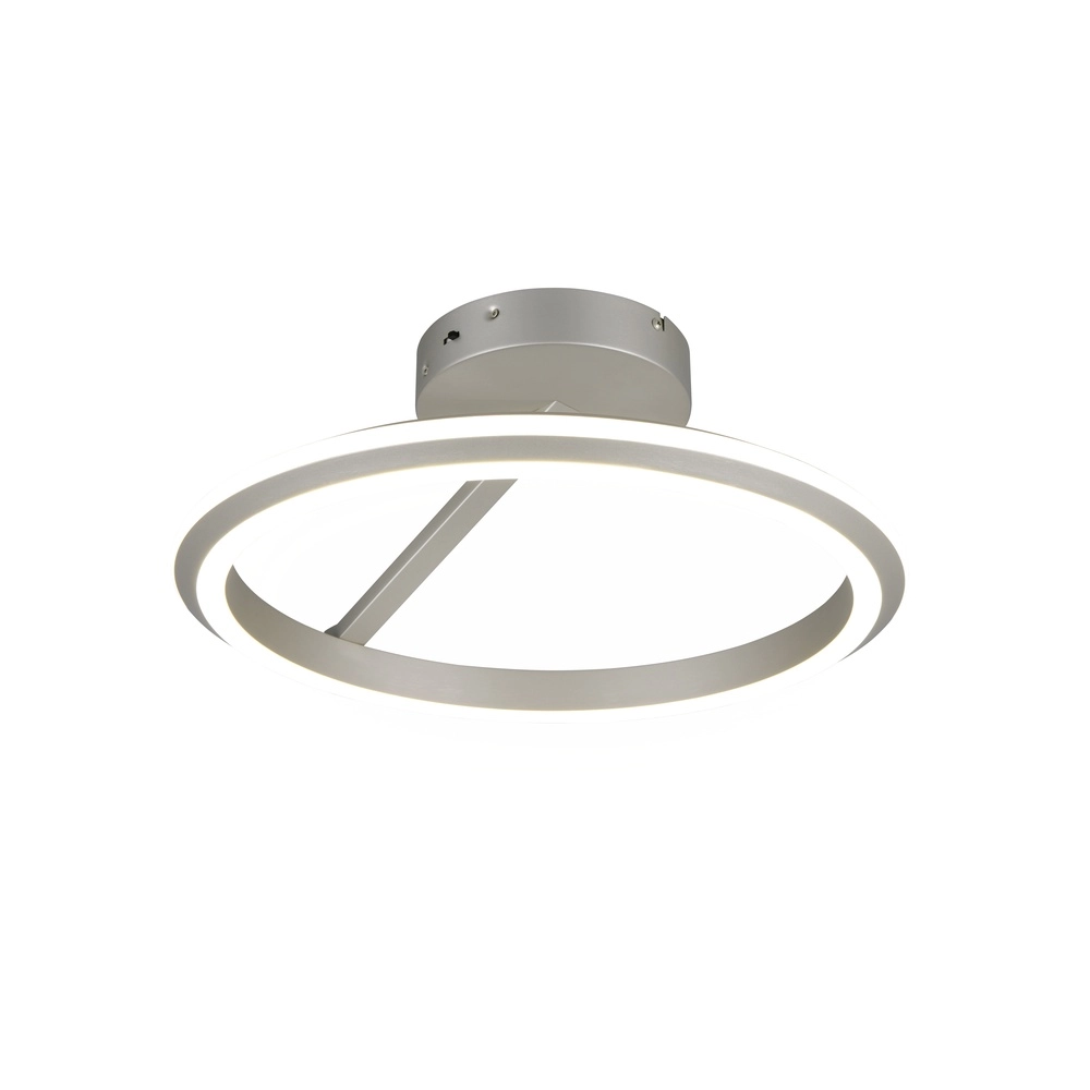 Round ceiling lamp Amador nickel Trio 4017807662115