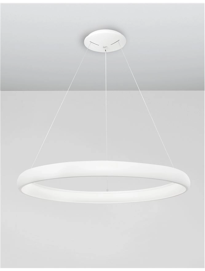 Design pendant lamp Albi white Ø 81cm Lyora 5212017416896