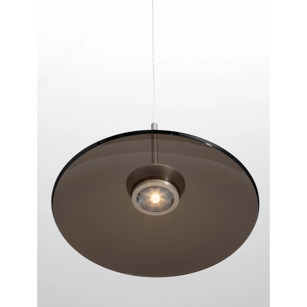 Pendant lamp Esti smoke glass Ø 50cm Lyora 5212017461858