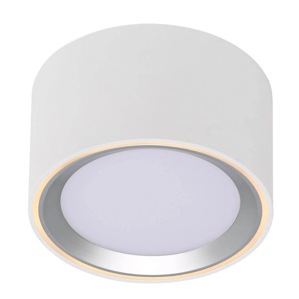 White spotlight with metal ring Fallon 6cm x Ø 10cm Nordlux 5701581415188