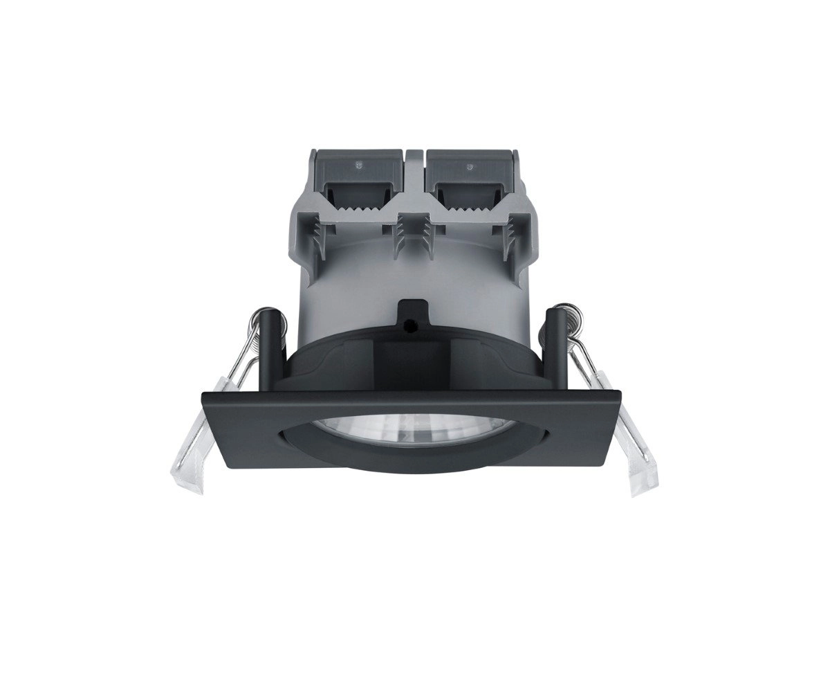 LED recessed spot Pamir Square 5.5w - 3000K - 8.5cm black Trio 4017807378030