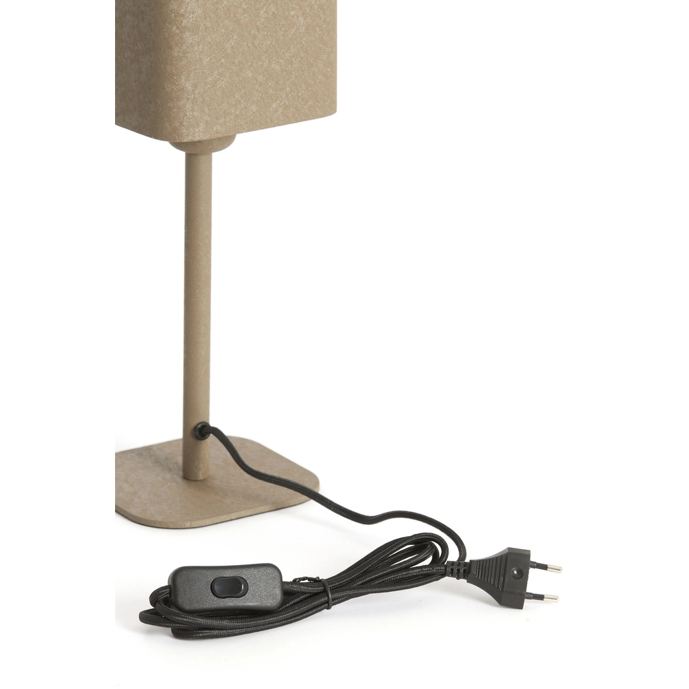 Bedside Lamp Elenie 13x13cm - matte dark brown Light & Living 8717807818685