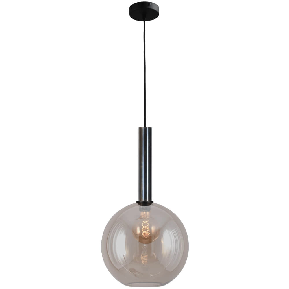 Hanging lamp Ø 30cm Bella 2 Dappled oil with gold glass
