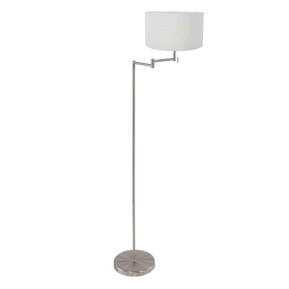 Floor lamp Bella Metal with white shade