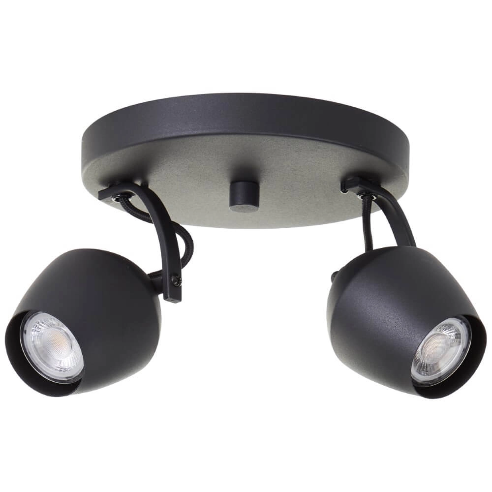 3-light surface-mounted spotlight Vertino black Brilliant 4004353441387