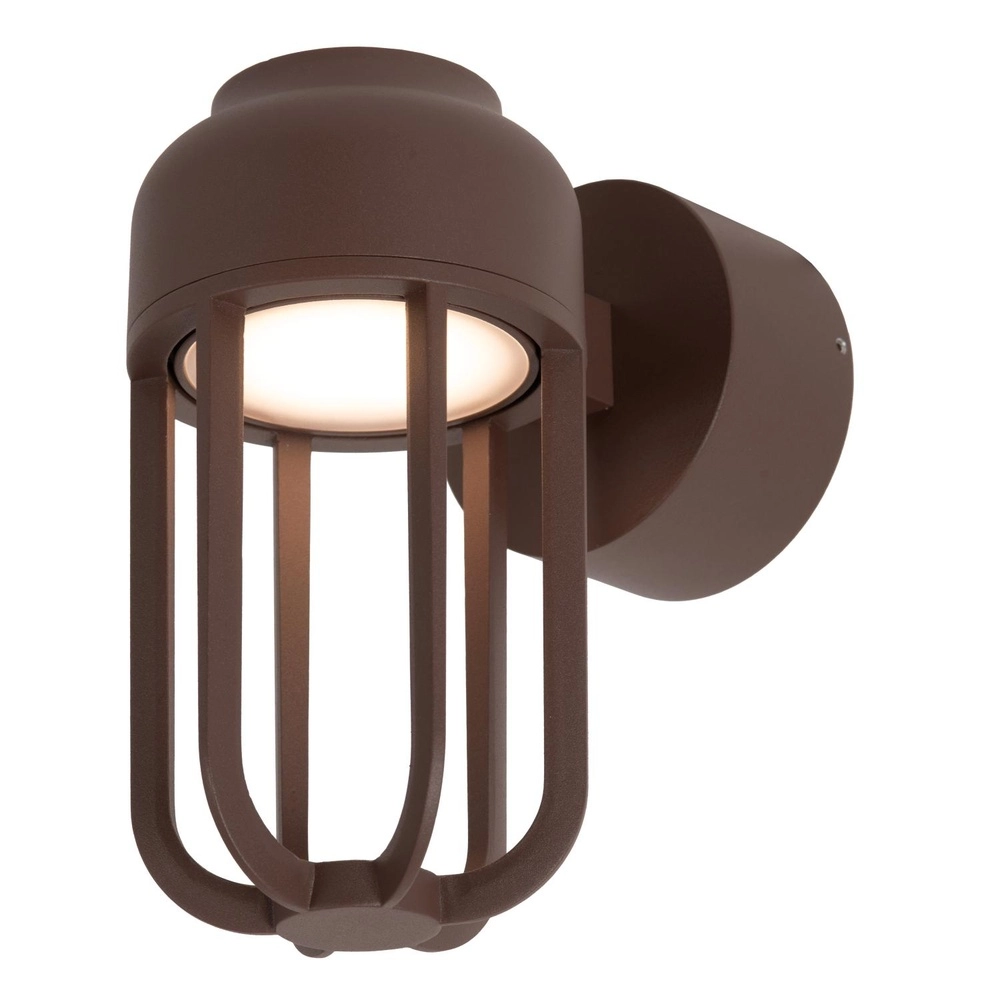 Wall lamp Wells Rusty brown Lucide 5411212334114