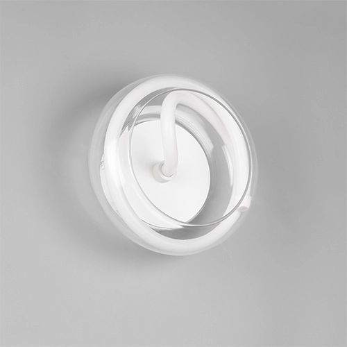 Design wall lamp Tarsia white Ø 21.5cm Trio 4017807683301