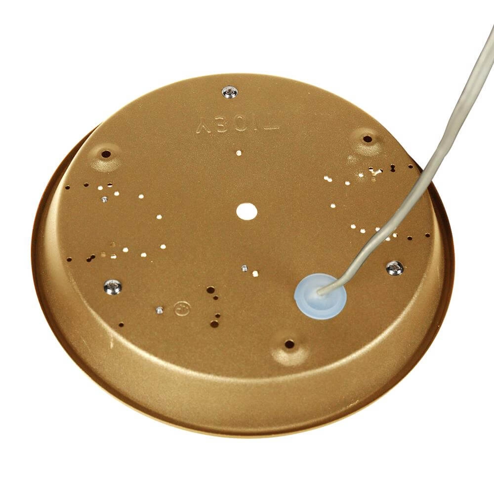 Sleek pendant lamp Ringlux gold Ø 60cm Steinhauer 8712746171969