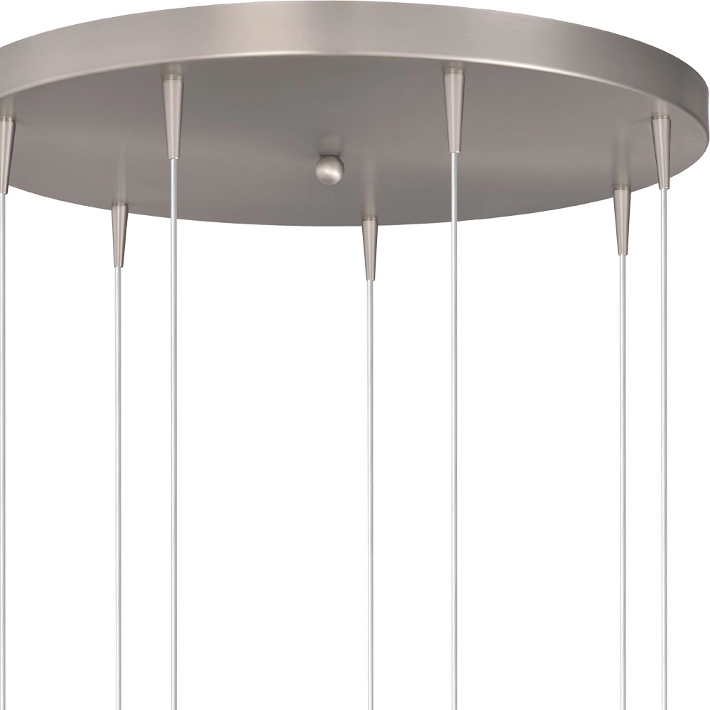 7-light pendant lamp Talana nickel Ø 50cm DTW Masterlight 8718121354002