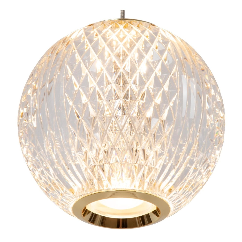 Golden pendant lamp Cintra Vide 5-light Lucide 5411212134417