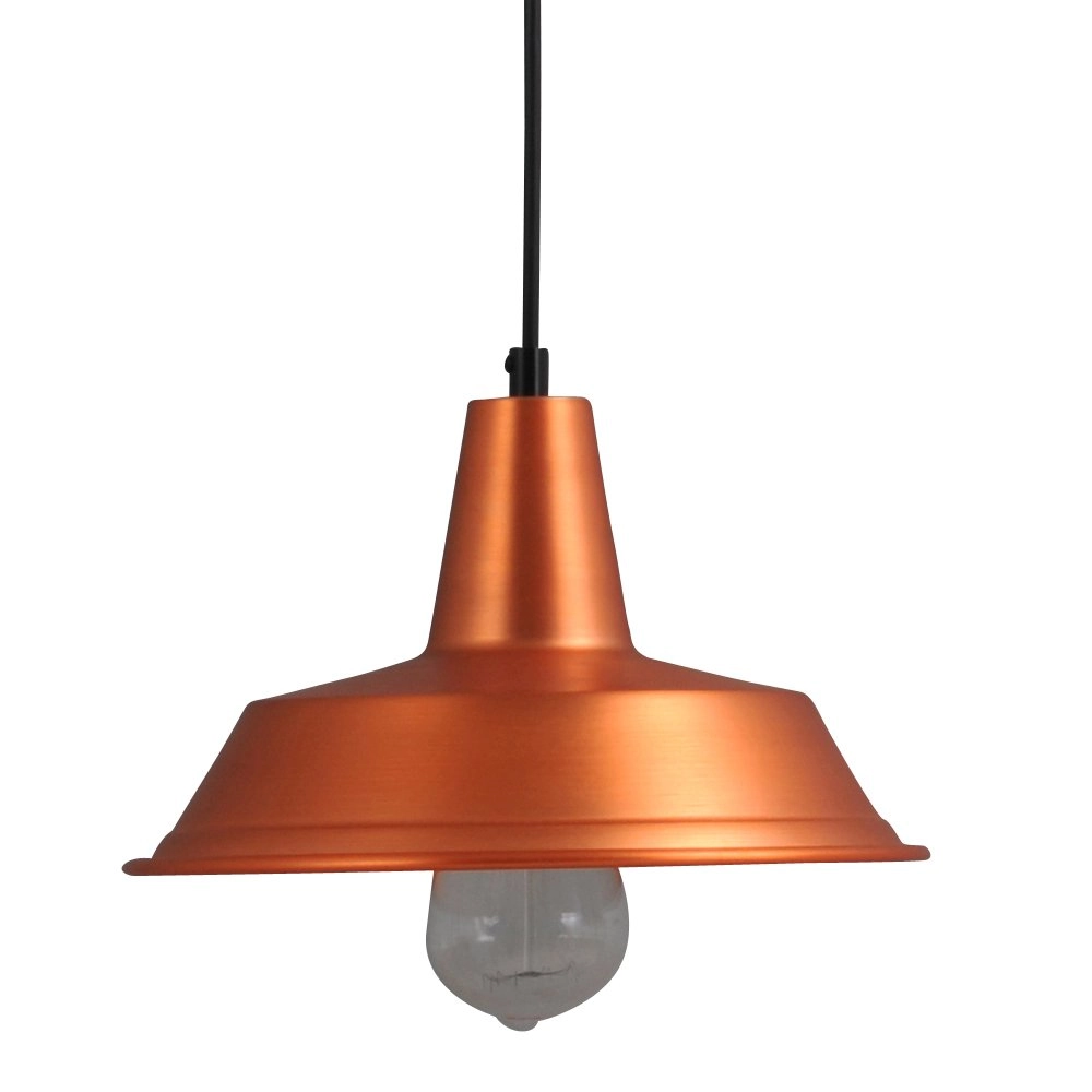 Pendant lamp Industria 25 3-light red copper with black Masterlight 8718121230825