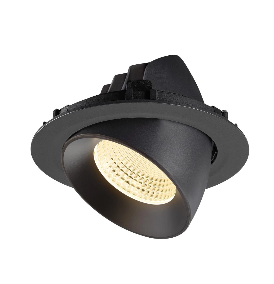 Recessed spotlight Numinos Gimble XL black 3000K - 55deg SLV 4024163308663