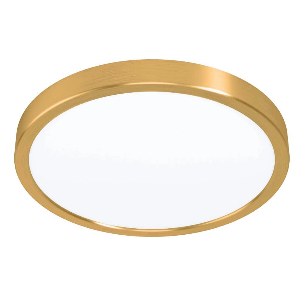 Brass ceiling lamp Fueva 5 Ø 28.5cm