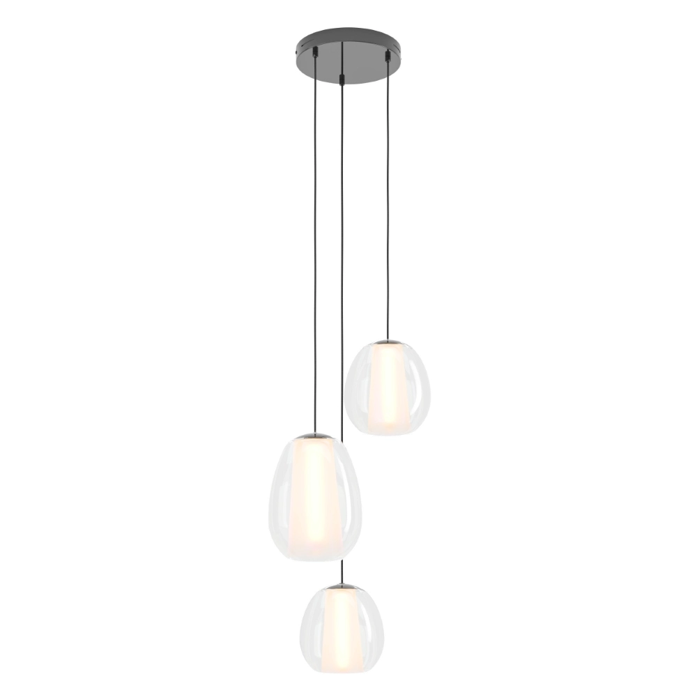 Design pendant lamp Menorca grey Ø 42cm