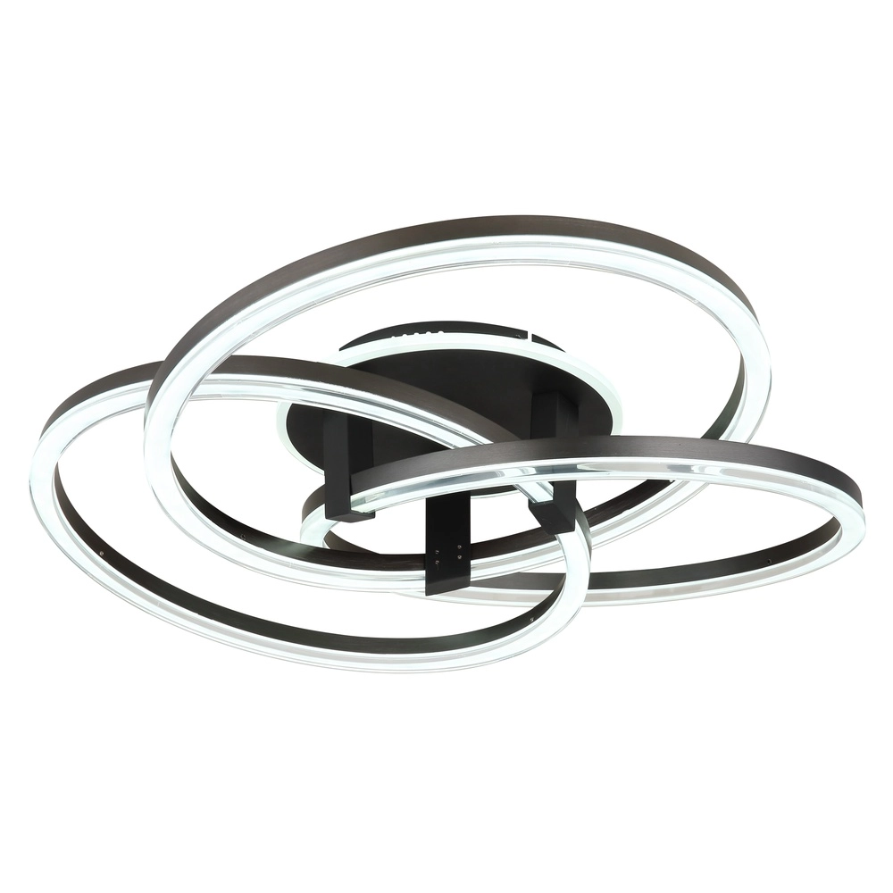 Design ceiling lamp Tris anthracite Globo 9007371510405
