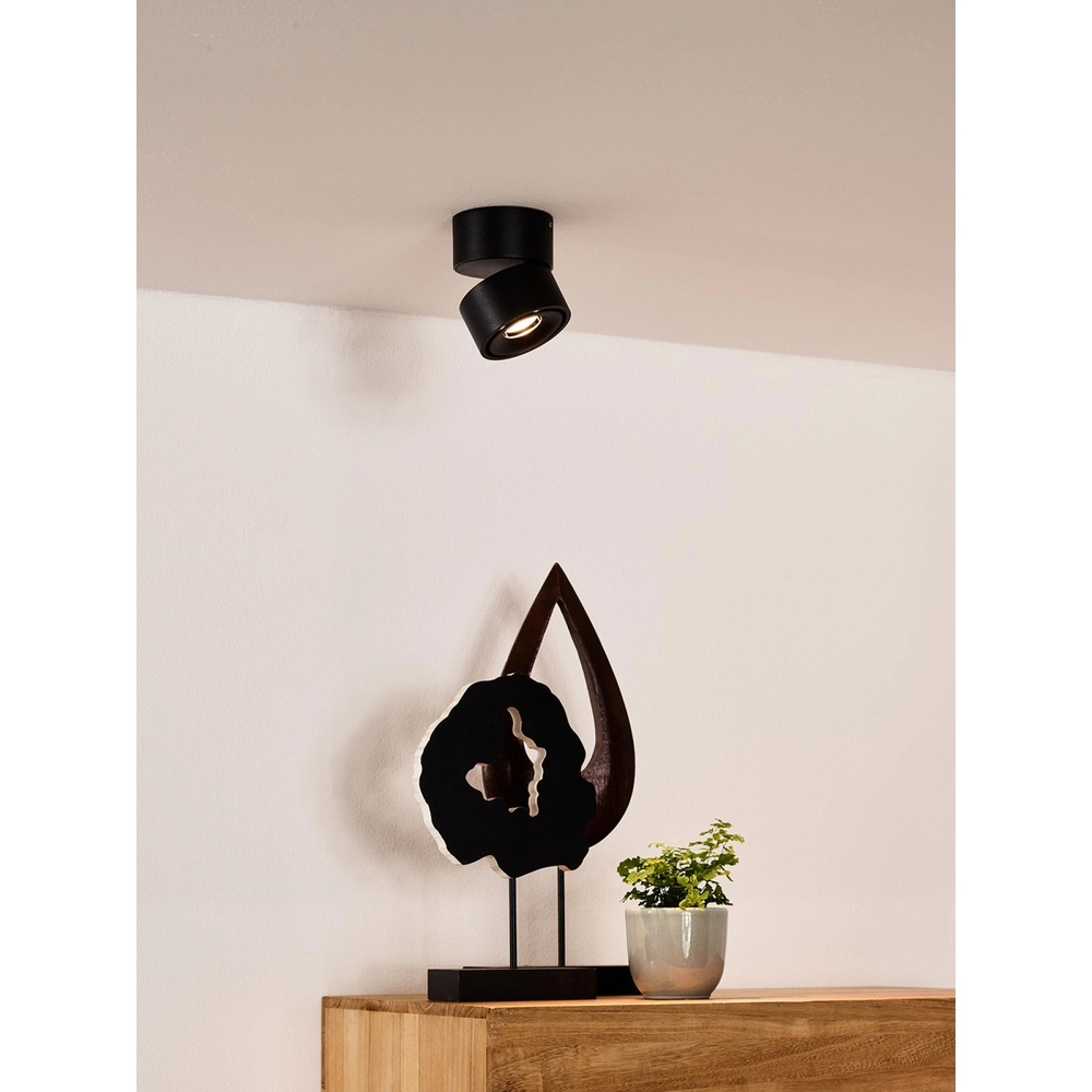 Ceiling spotlight Yumiko Single Black Lucide 5411212351654