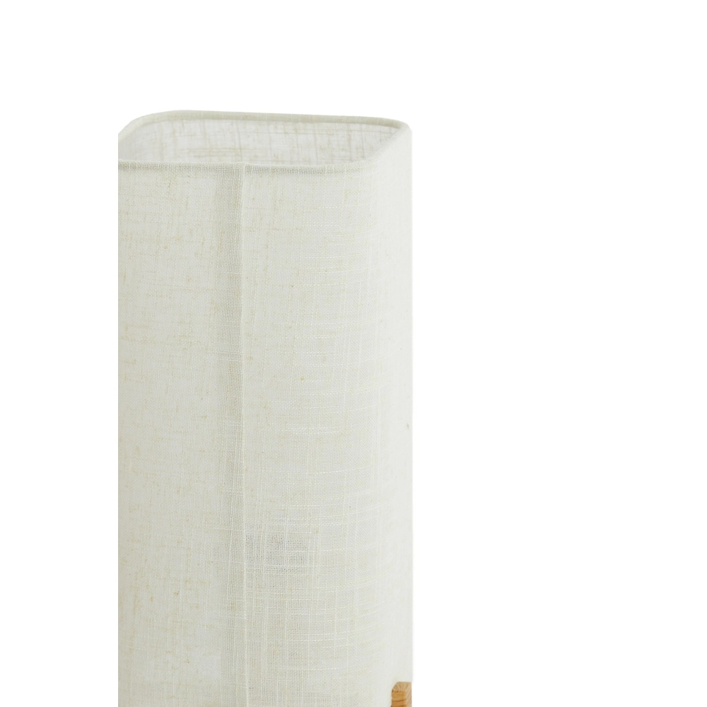 Table lamp Wyn 39cm - cream rope with wood look Light & Living 8717807792541