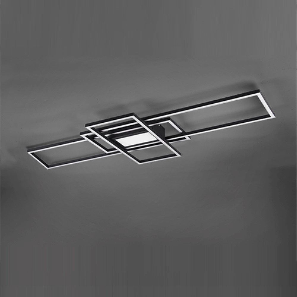 Modern Ceiling light Irvine black Trio 4017807449495