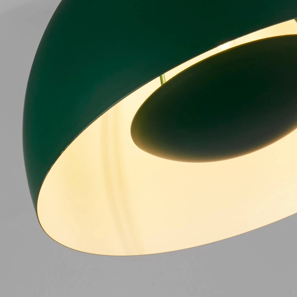 Green pendant lamp Mars shade 31cm high Searchlight 5053423274300