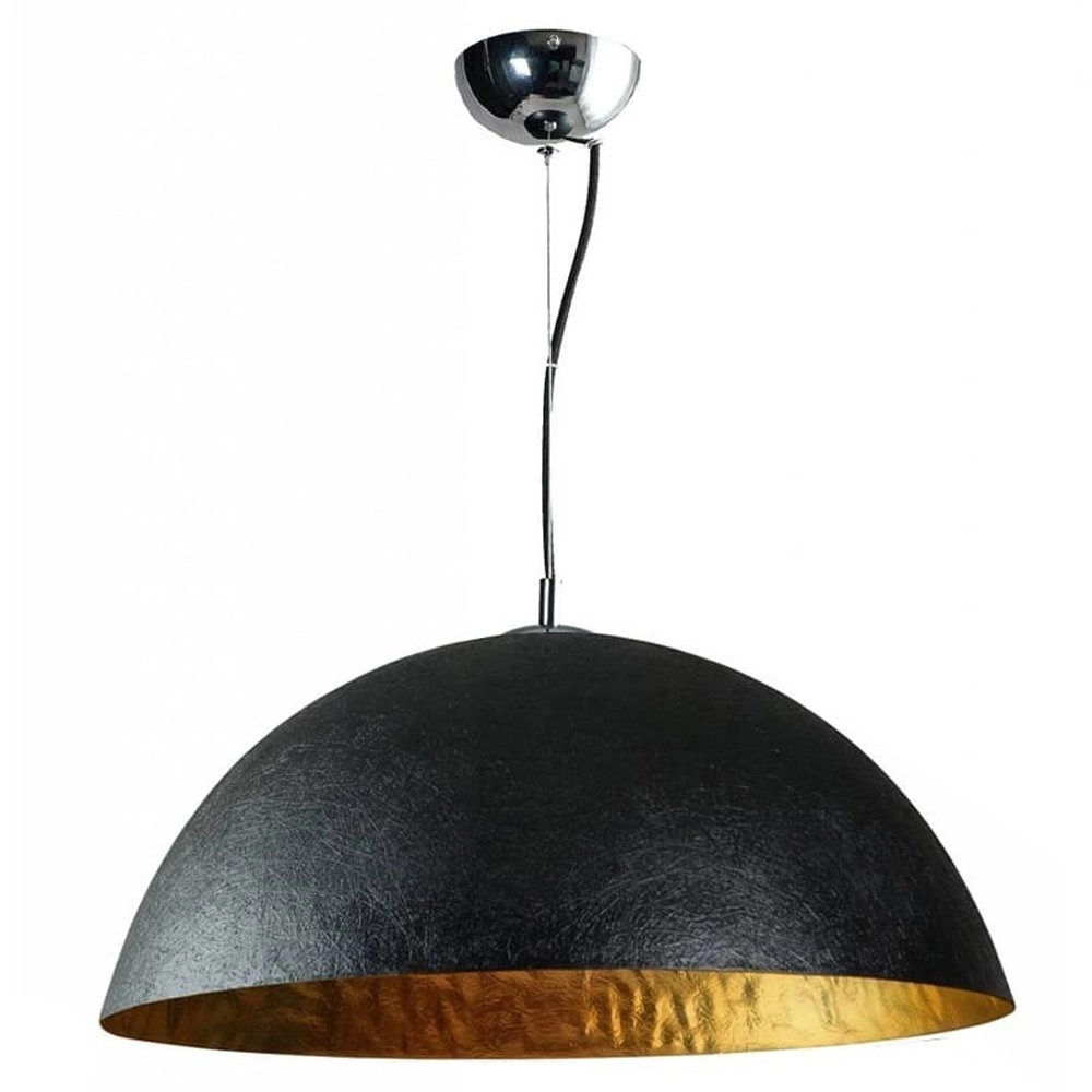 Tough pendant lamp Mezzo Tondo 70cm black with gold