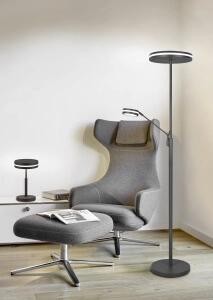 Table lamp Franklin anthracite Trio 4017807510164