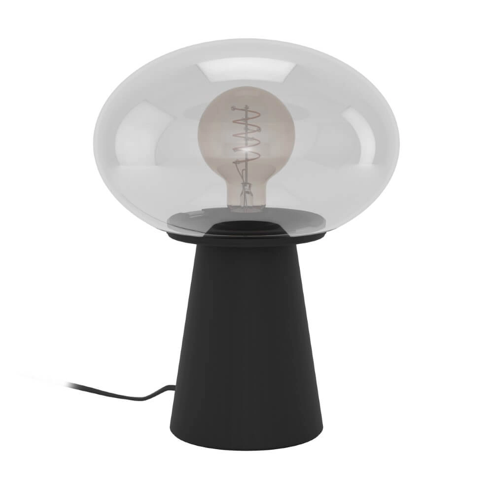 Smoke Glass Table Lamp Madonnina Ø 25cm